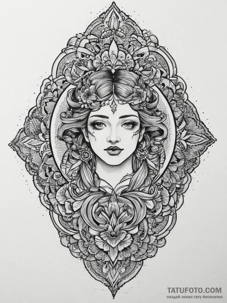 Tattoo sketch spiritual master, tattoo flash... - эскиз тату (№1757168214_0, 06.09.2025 14:16) — Tatufoto.com