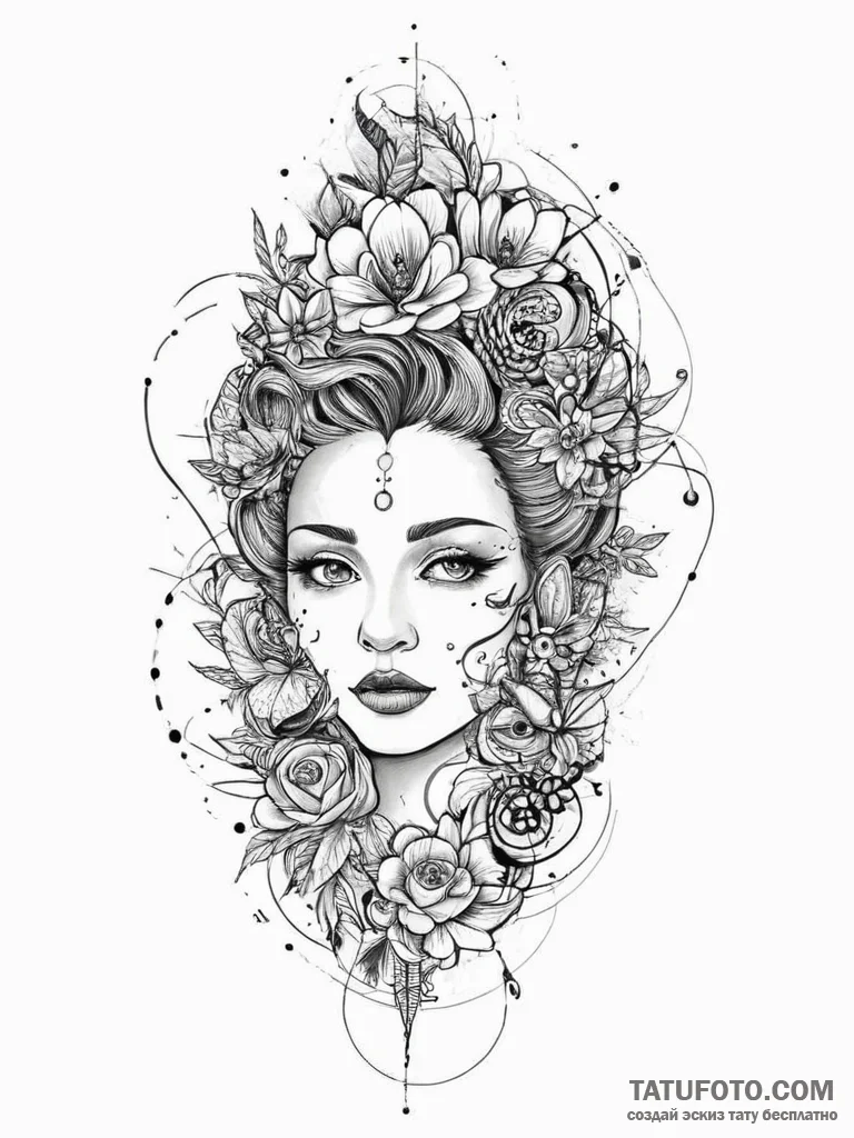 Tattoo sketch blue, tattoo flash sheet design... - эскиз тату (№1757168611_0, 06.09.2025 14:23) — Tatufoto.com