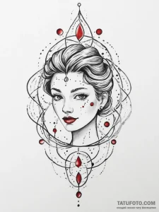 Tattoo sketch cosmic person, tattoo flash she... - эскиз тату (№1757175771_0, 06.09.2025 16:22) — Tatufoto.com