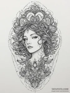 Tattoo sketch journey, concept art for tattoo... - эскиз тату (№1757176368_0, 06.09.2025 16:32) — Tatufoto.com