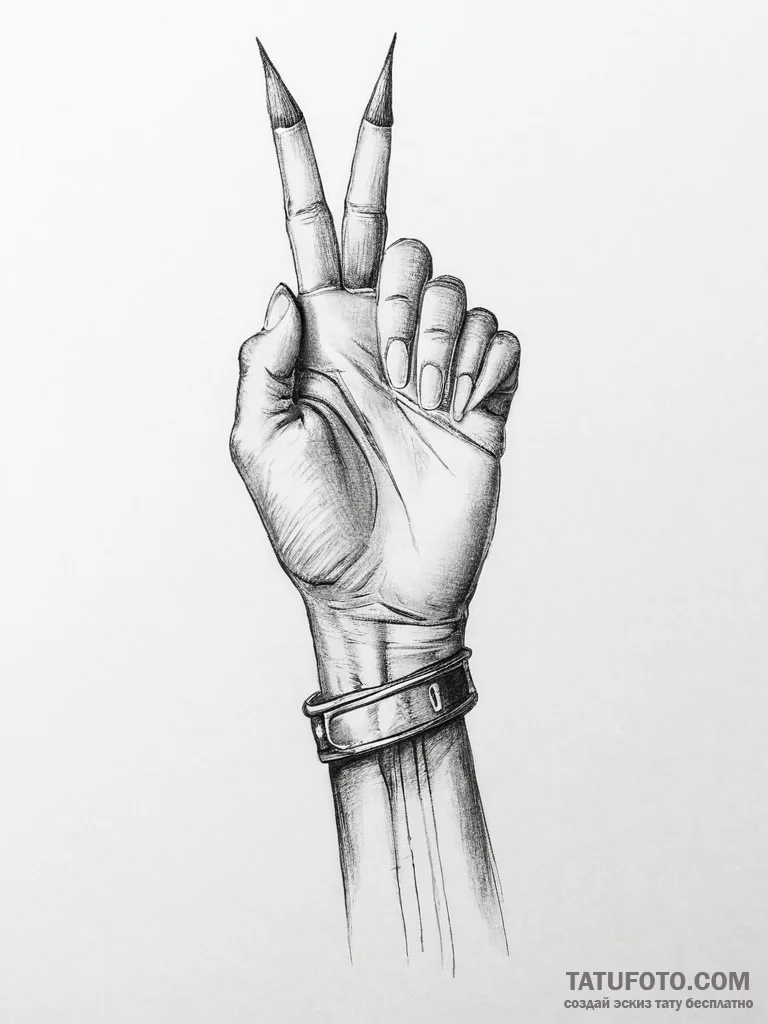 Tattoo sketch hands with a pencil - эскиз тату (№1757182187_0, 06.09.2025 18:09) — Tatufoto.com