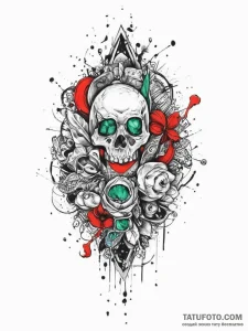 Tattoo sketch emerald, tattoo sketch design,... - эскиз тату (№1757185996_0, 06.09.2025 19:13) — Tatufoto.com