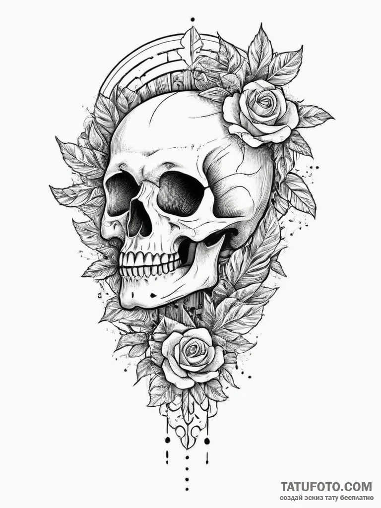 Tattoo sketch elegant comb tattoo, ink illust... - эскиз тату (№1757187585_0, 06.09.2025 19:39) — Tatufoto.com