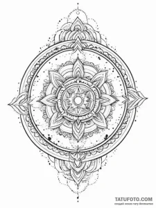 Tattoo sketch cosmic bird, ink illustration f... - эскиз тату (№1757188572_0, 06.09.2025 19:56) — Tatufoto.com