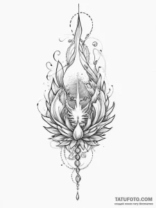Tattoo sketch ember - эскиз тату (№1757189766_0, 06.09.2025 20:16) — Tatufoto.com