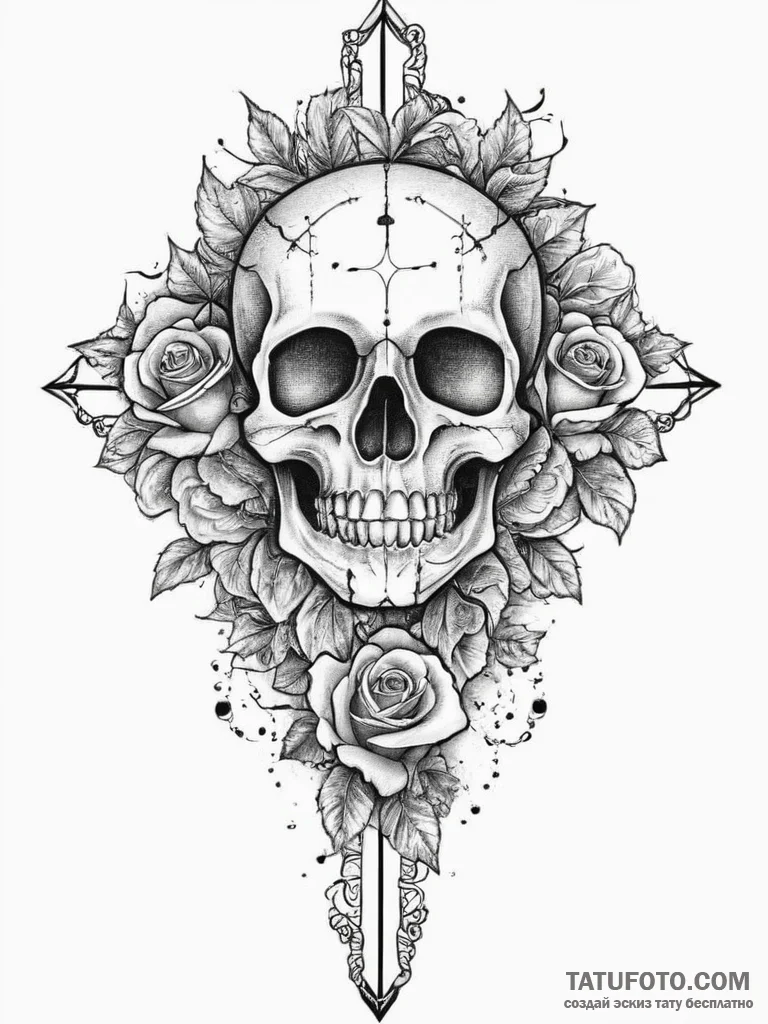 Tattoo sketch sapphire, tattoo sketch design,... - эскиз тату (№1757189968_0, 06.09.2025 20:19) — Tatufoto.com
