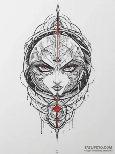 Tattoo sketch teen titans logo, concept art f... - эскиз тату (№1757190772_0, 06.09.2025 20:32) — Tatufoto.com