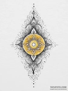 Tattoo sketch yellow, tattoo sketch design, o... - эскиз тату (№1757192598_0, 06.09.2025 21:03) — Tatufoto.com