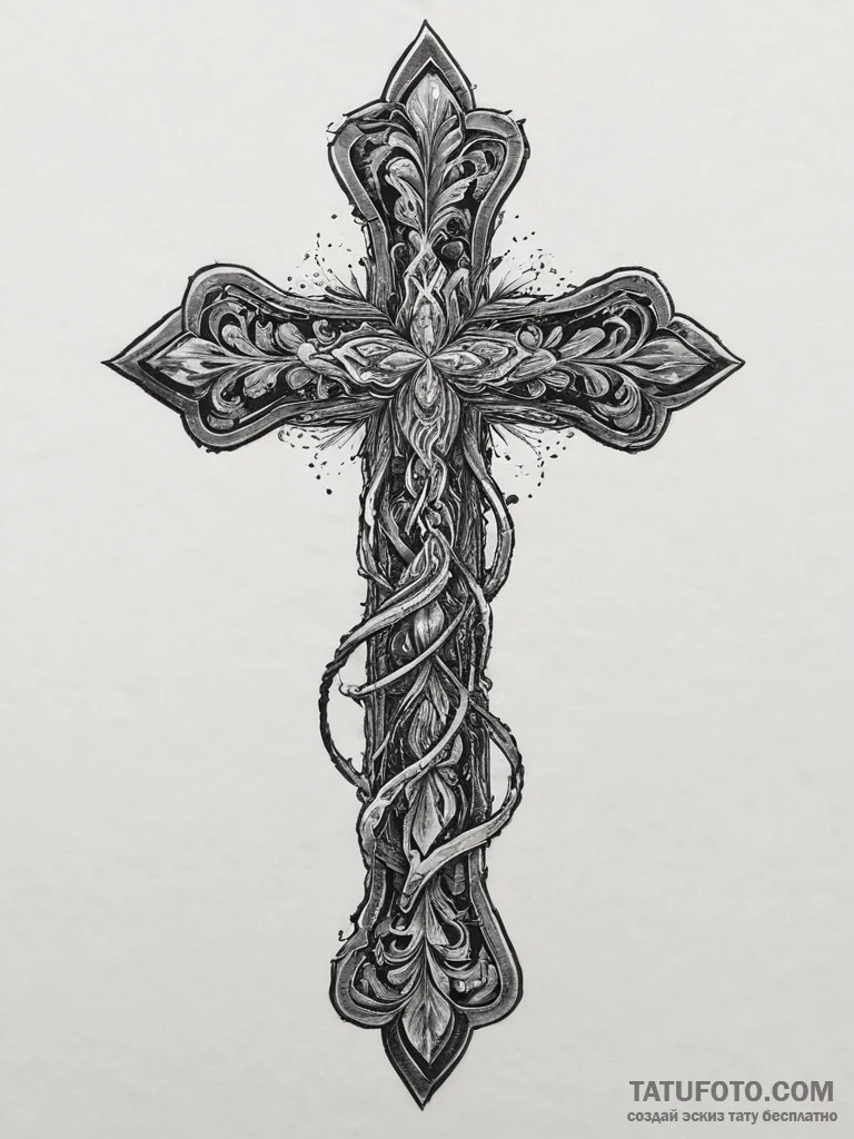Tattoo sketch stone, concept art for tattoo,... - эскиз тату (№1757194407_0, 06.09.2025 21:33) — Tatufoto.com