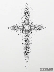 Tattoo sketch geometric galaxy, tattoo drawin... - эскиз тату (№1757194812_0, 06.09.2025 21:40) — Tatufoto.com