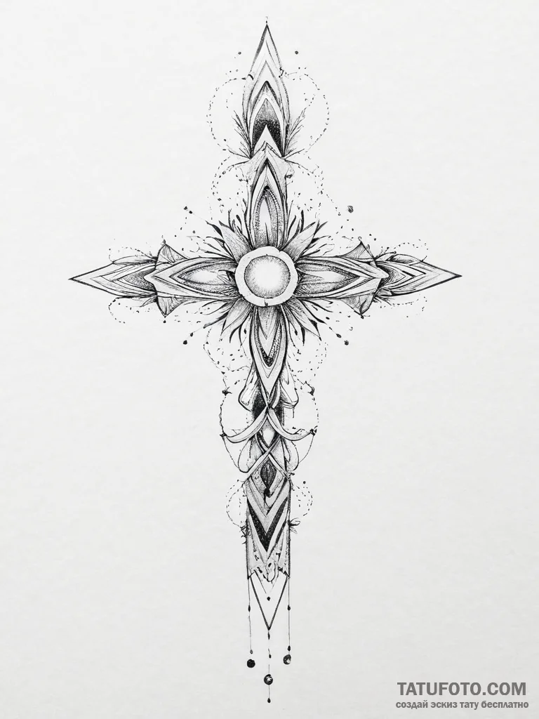 Tattoo sketch geometric galaxy, tattoo drawin... - эскиз тату (№1757194812_0, 06.09.2025 21:40) — Tatufoto.com