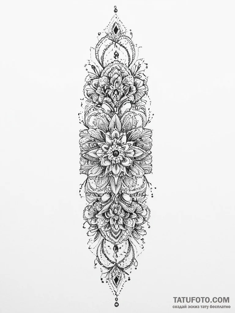 Tattoo sketch ornamental браслет, tattoo line... - эскиз тату (№1757195628_0, 06.09.2025 21:53) — Tatufoto.com