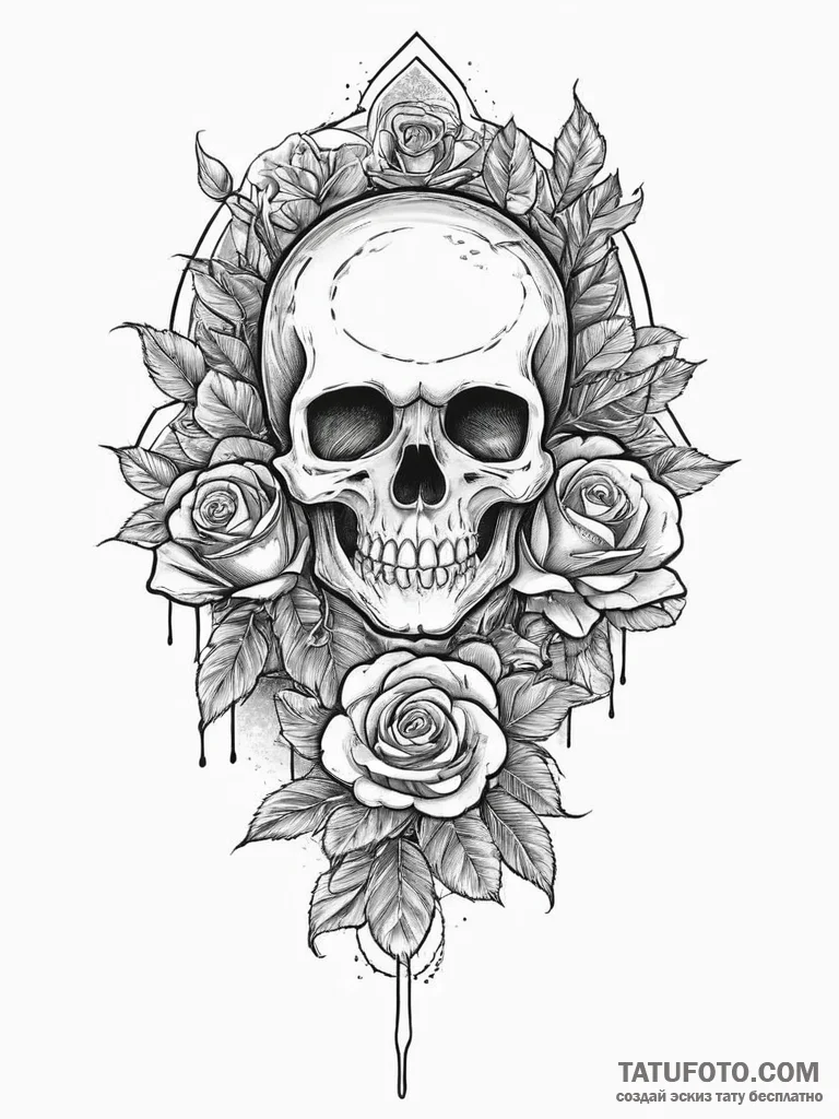 Tattoo sketch golf course landscape, ink illu... - эскиз тату (№1757196626_0, 06.09.2025 22:10) — Tatufoto.com