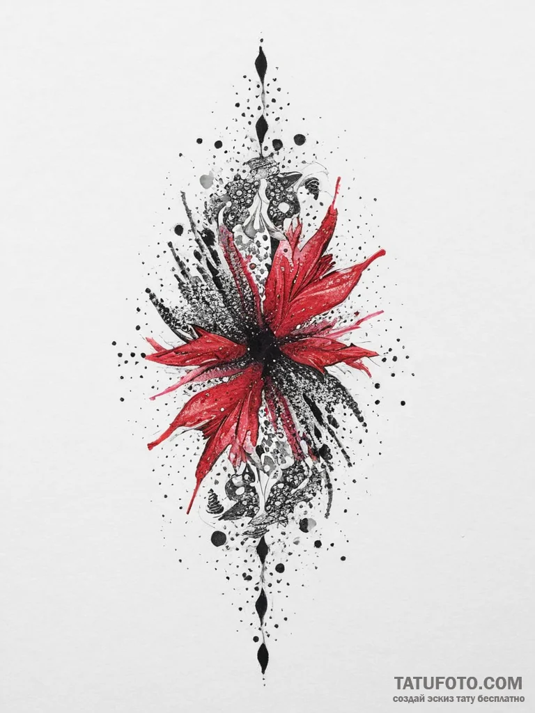 Tattoo sketch mirage, ink illustration for ta... - эскиз тату (№1757198018_0, 06.09.2025 22:33) — Tatufoto.com