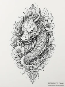 Tattoo sketch a symbolic object, tattoo flash... - эскиз тату (№1757198826_0, 06.09.2025 22:47) — Tatufoto.com