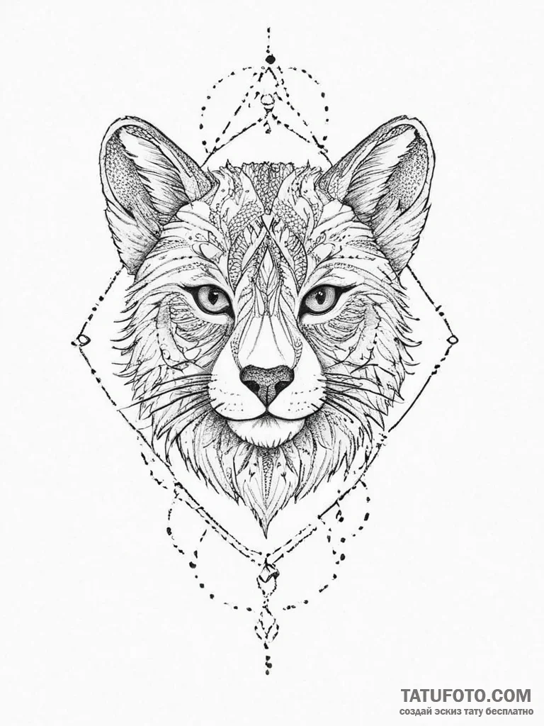 Tattoo sketch cute animal tattoo, tattoo flas... - эскиз тату (№1757199023_0, 06.09.2025 22:50) — Tatufoto.com