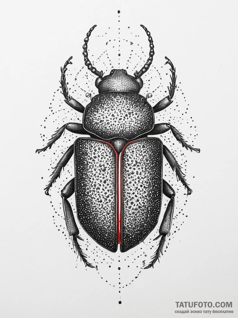Tattoo sketch drugstore beetle, tattoo sketch... - эскиз тату (№1757201215_0, 06.09.2025 23:26) — Tatufoto.com