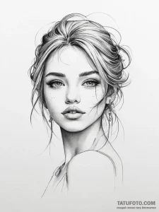 Tattoo sketch emotion - эскиз тату (№1757208183_0, 07.09.2025 01:23) — Tatufoto.com