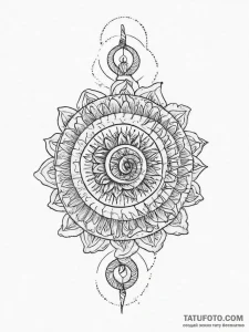 Tattoo sketch spiral, tattoo flash sheet desi... - эскиз тату (№1757208986_0, 07.09.2025 01:36) — Tatufoto.com
