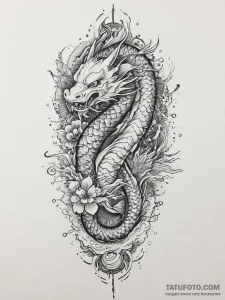 Tattoo sketch cycle, tattoo flash sheet desig... - эскиз тату (№1757209191_0, 07.09.2025 01:39) — Tatufoto.com