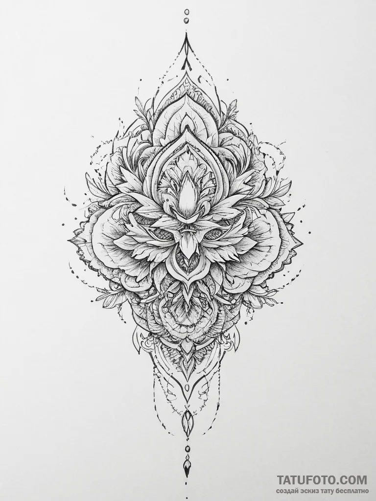 Tattoo sketch wood - эскиз тату (№1757209589_0, 07.09.2025 01:46) — Tatufoto.com