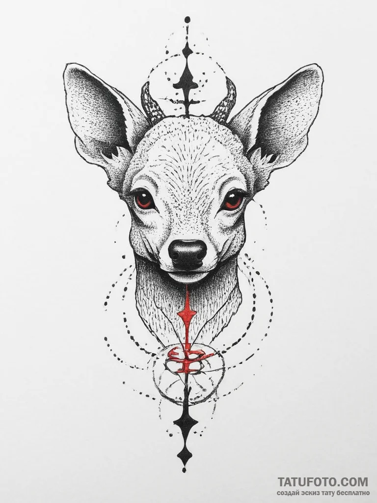 Tattoo sketch лайнворк с животными, tattoo dr... - эскиз тату (№1757212189_0, 07.09.2025 02:29) — Tatufoto.com