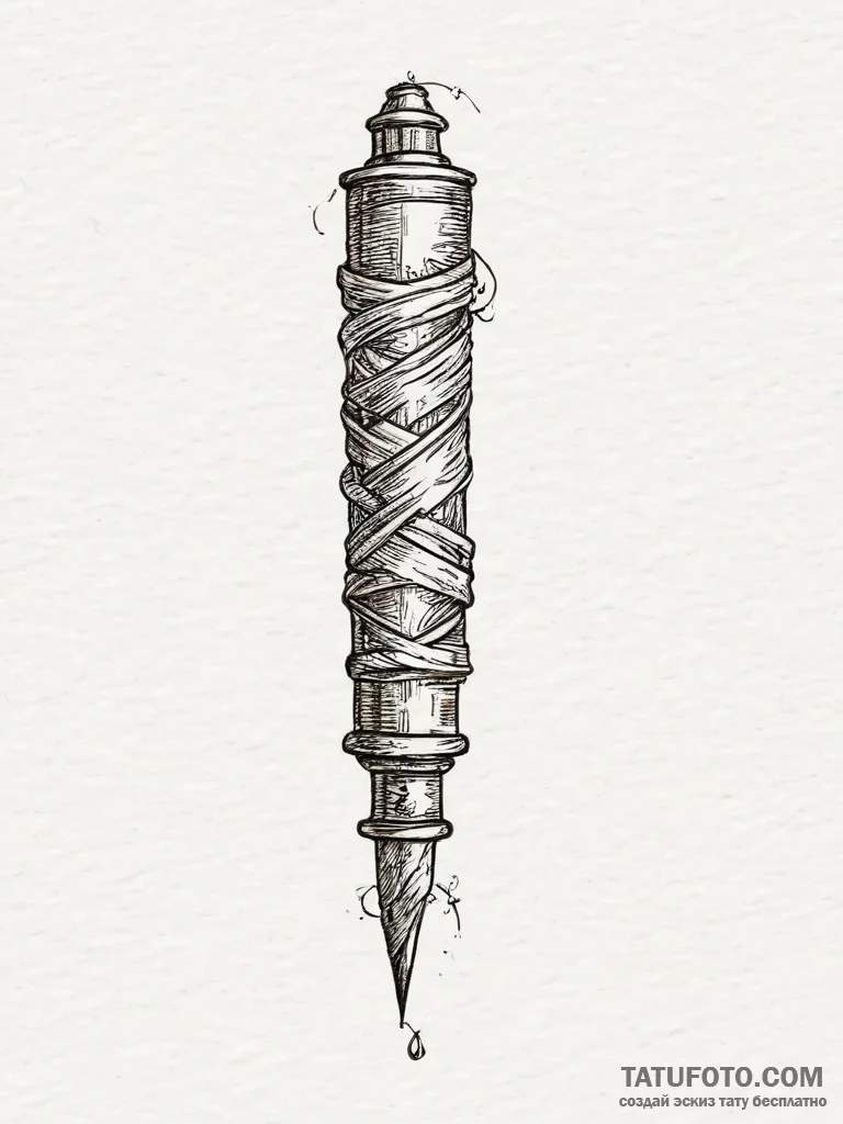 Tattoo sketch magical pen, artistic tattoo sk... - эскиз тату (№1757212993_0, 07.09.2025 02:43) — Tatufoto.com
