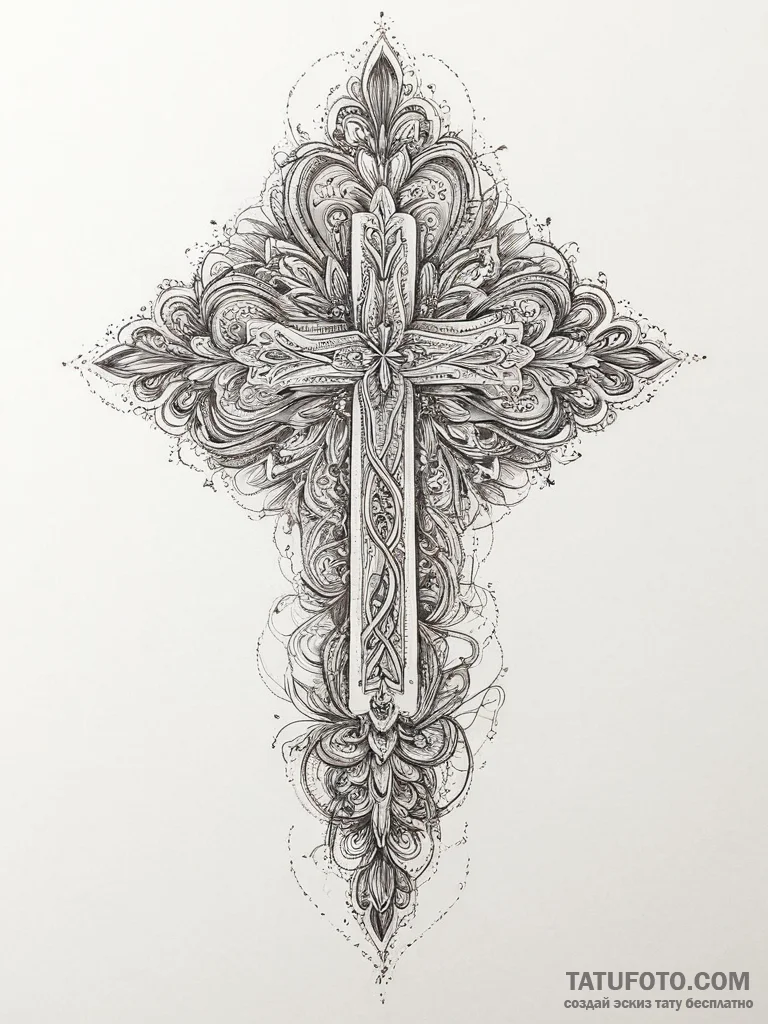 Tattoo sketch divine root, artistic tattoo sk... - эскиз тату (№1757215178_0, 07.09.2025 03:19) — Tatufoto.com