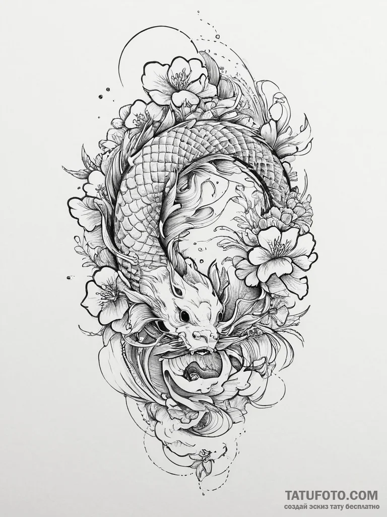 Tattoo sketch divine guide, tattoo sketch des... - эскиз тату (№1757219361_0, 07.09.2025 04:29) — Tatufoto.com