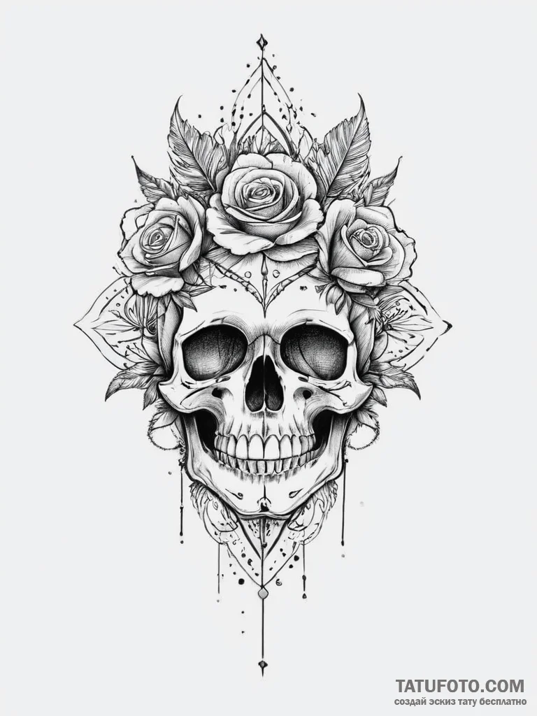 Tattoo sketch spiritual dimension, artistic t... - эскиз тату (№1757220944_0, 07.09.2025 04:55) — Tatufoto.com