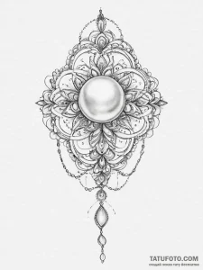 Tattoo sketch pearl - эскиз тату (№1757222530_0, 07.09.2025 05:22) — Tatufoto.com