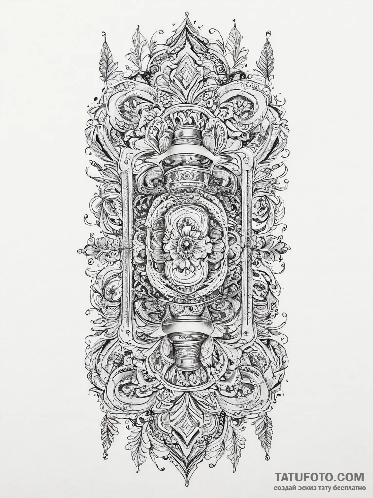Tattoo sketch torah scroll, tattoo flash shee... - эскиз тату (№1757222924_0, 07.09.2025 05:28) — Tatufoto.com