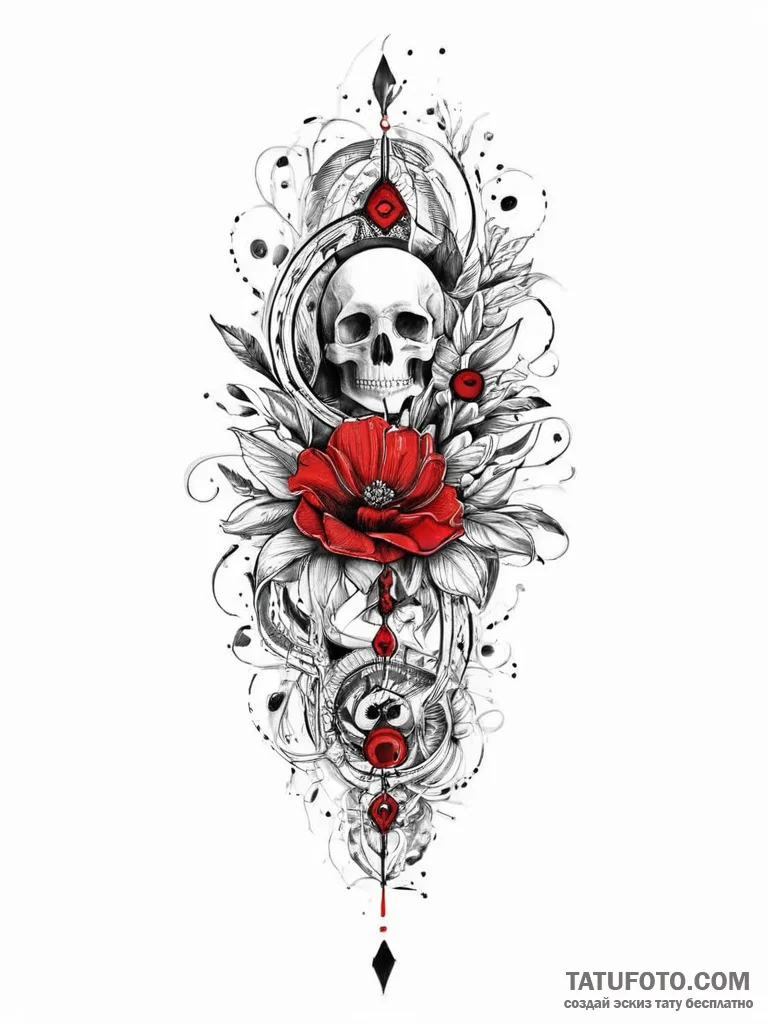 Tattoo sketch divine representation, tattoo f... - эскиз тату (№1757223915_0, 07.09.2025 05:45) — Tatufoto.com