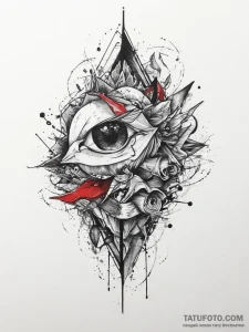 Tattoo sketch pacu, artistic tattoo sketch, f... - эскиз тату (№1757226289_0, 07.09.2025 06:24) — Tatufoto.com