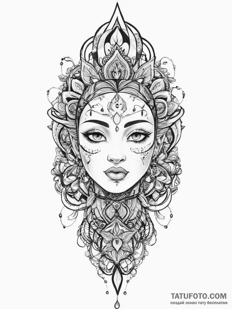 Tattoo sketch spiritual narrative, tattoo fla... - эскиз тату (№1757228663_0, 07.09.2025 07:04) — Tatufoto.com
