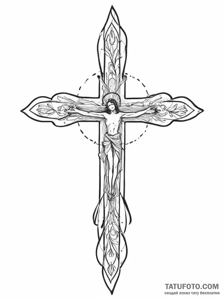 Tattoo sketch holy drawing, tattoo drawing ou... - эскиз тату (№1757228857_0, 07.09.2025 07:07) — Tatufoto.com