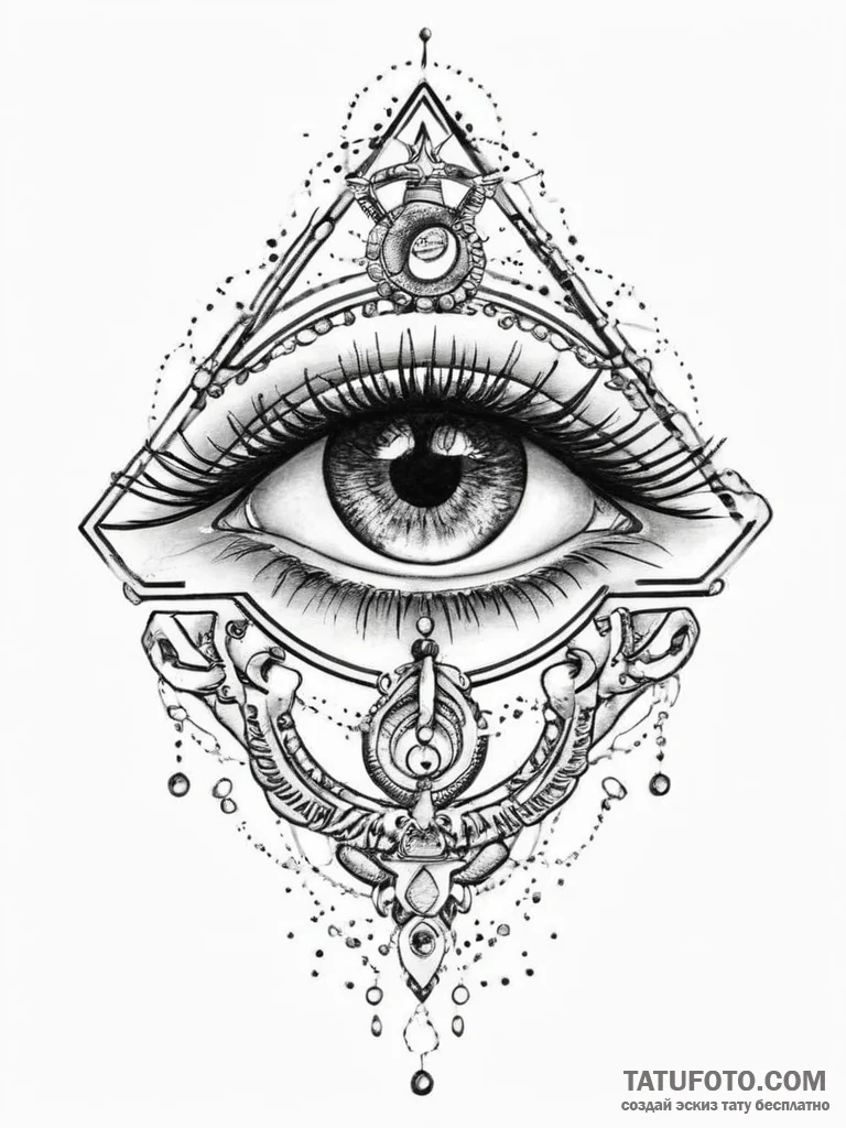 Tattoo sketch eye of horus, tattoo sketch des... - эскиз тату (№1757232428_0, 07.09.2025 08:07) — Tatufoto.com