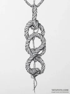 Tattoo sketch rope - эскиз тату (№1757236412_0, 07.09.2025 09:13) — Tatufoto.com
