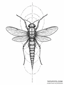 Tattoo sketch lesser meadow grasshopper, tatt... - эскиз тату (№1757239612_0, 07.09.2025 10:06) — Tatufoto.com