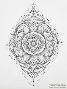 Tattoo sketch map, tattoo sketch design, geom... - эскиз тату (№1757241988_0, 07.09.2025 10:46) — Tatufoto.com