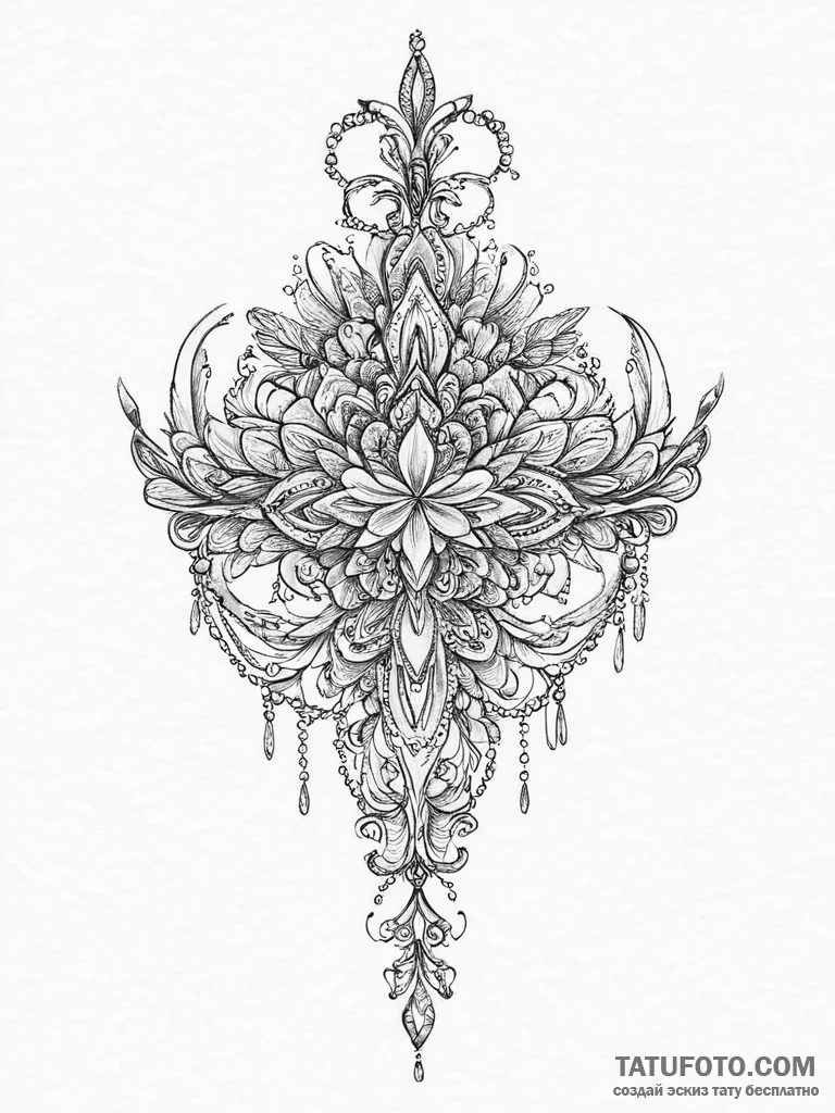 Tattoo sketch tiara, tattoo flash sheet desig... - эскиз тату (№1757243773_0, 07.09.2025 11:16) — Tatufoto.com