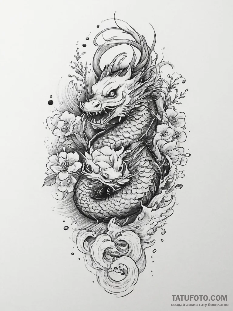 Tattoo sketch hands with a pencil, ink illust... - эскиз тату (№1757246144_0, 07.09.2025 11:55) — Tatufoto.com
