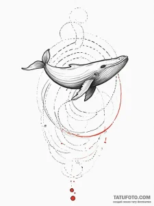 Tattoo sketch кит, tattoo line art, soft whip... - эскиз тату (№1757246541_0, 07.09.2025 12:02) — Tatufoto.com