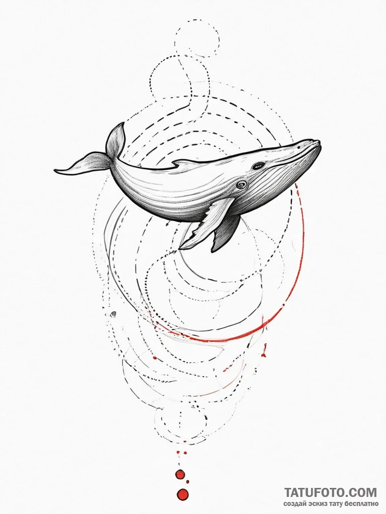 Tattoo sketch кит, tattoo line art, soft whip... - эскиз тату (№1757246541_0, 07.09.2025 12:02) — Tatufoto.com
