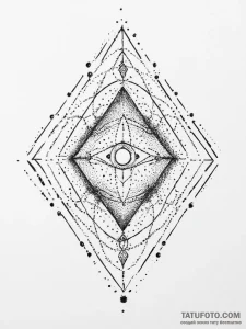 Tattoo sketch cosmic self, ink illustration f... - эскиз тату (№1757246941_0, 07.09.2025 12:09) — Tatufoto.com