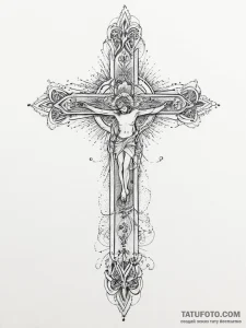 Tattoo sketch blessed creation, ink illustrat... - эскиз тату (№1757250101_0, 07.09.2025 13:01) — Tatufoto.com