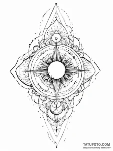 Tattoo sketch cosmic vibration - эскиз тату (№1757255918_0, 07.09.2025 14:38) — Tatufoto.com