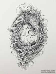 Tattoo sketch eurypterid, concept art for tat... - эскиз тату (№1757256122_0, 07.09.2025 14:42) — Tatufoto.com