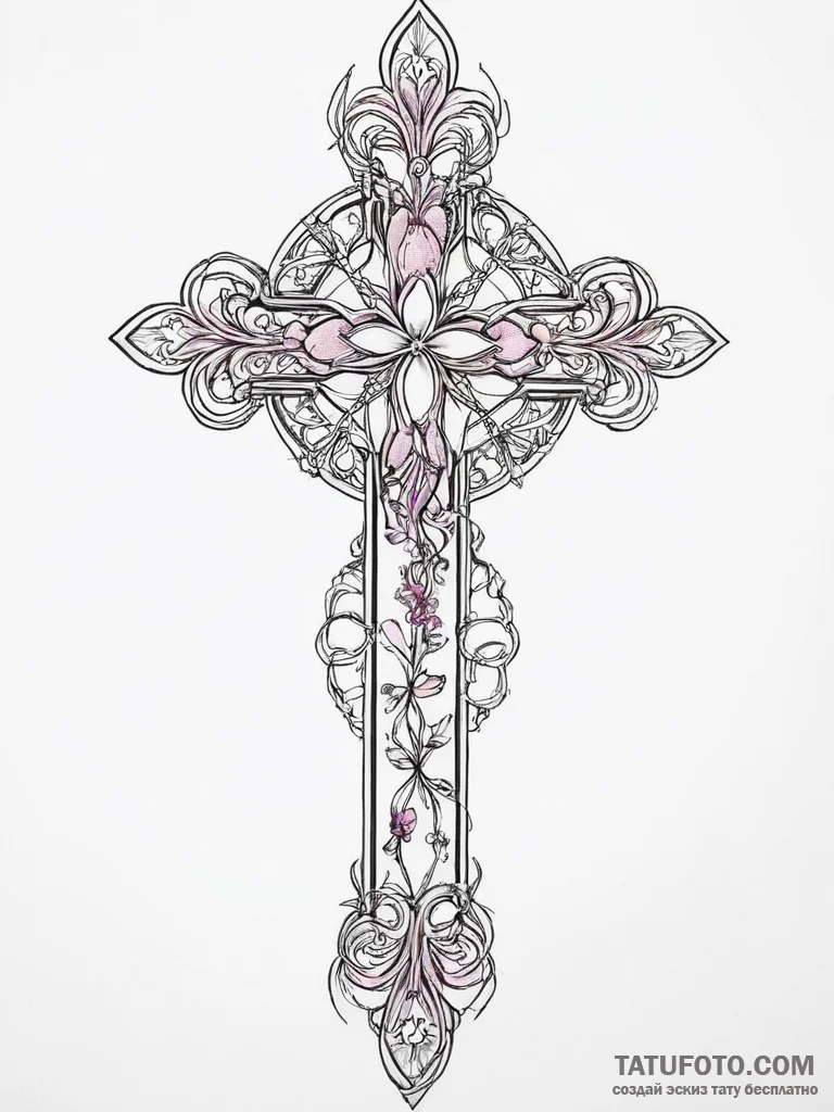 Tattoo sketch pink, tattoo drawing outline, n... - эскиз тату (№1757262071_0, 07.09.2025 16:21) — Tatufoto.com