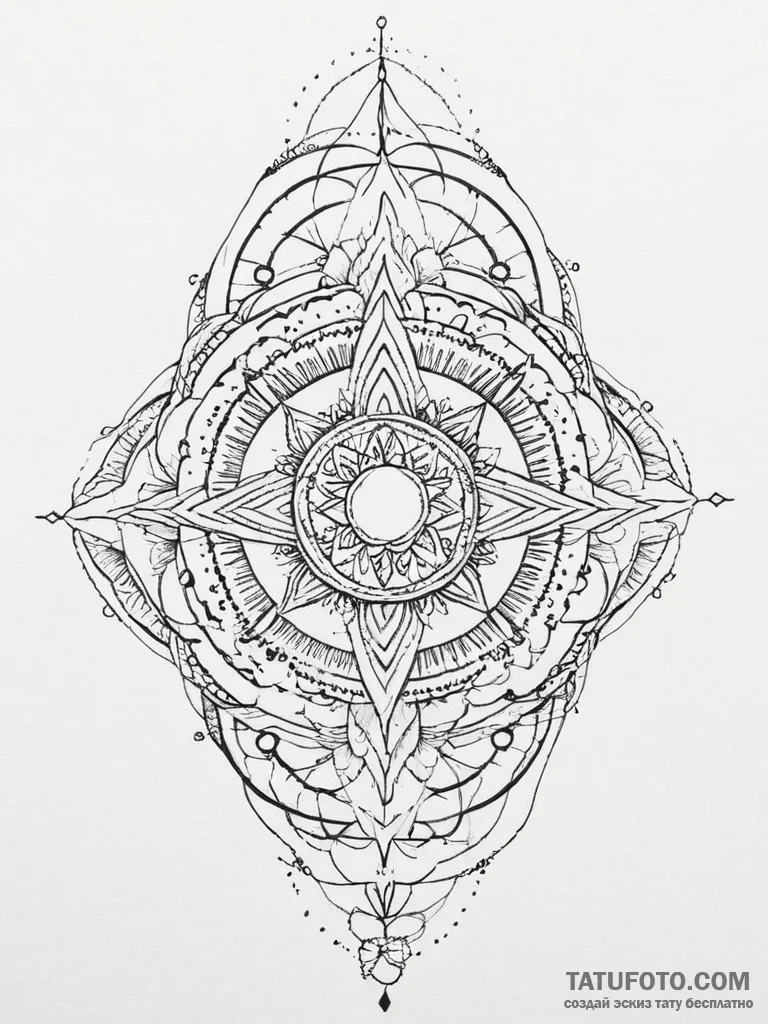 Tattoo sketch cosmic portal, tattoo drawing o... - эскиз тату (№1757273262_0, 07.09.2025 19:27) — Tatufoto.com
